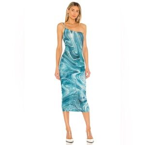 FL Blue Marble Dress
